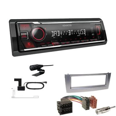 Kenwood KMM-BT408 DAB+ Auto Radio Bluetooth für Fiat Linea anthrazit metallic - Bild 1 von 4