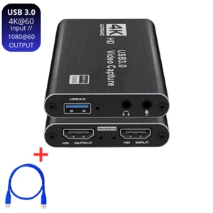4K USB 3.0 Video Capture Karte HDMI 1080P 60Hz Recorder Grabber für PS4 OBS Live - Bild 1 von 4