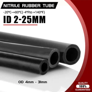 Soft Rubber Fuel Hose Tube Nitrile NBR for Air Water Line Petrol Oil Hose Pipe - Picture 1 of 31