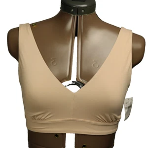 Old Navy Loves You Bralette / Schlaf BH V-Ausschnitt kabellos dehnbar nude S - Bild 1 von 10