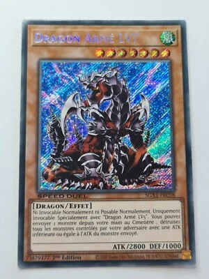 Armed Dragon LV7 (V.2 - Secret Rare)●YUGIOH●SGX1●2021●FRENCH●1st●NM #10490 - Image 1 of 2
