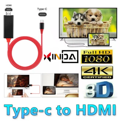 MHL 1080P HDMI Sony HD TV USB-C LG Phones Android Cable Adapter Type-C Samsung - image 1 of 4
