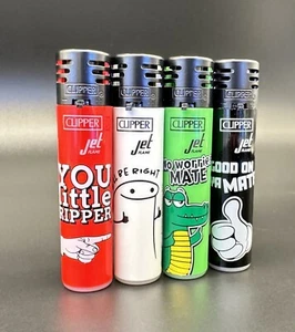 6 X Jet Lighters, Aussie Quotes Clipper Jetlighter. High Quality. FREE SHIPPING - Picture 1 of 7