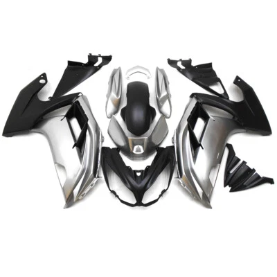 Silver Fairings Plastic for 2012 2013 14 15 16 Ninja 650 EX650 Kawasaki Bodywork - Image 1 of 4