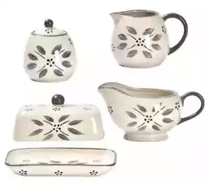 Temp-tations Ovenware Old World Pattern 4-Piece Ceramic Completer Set Blue - Picture 1 of 6