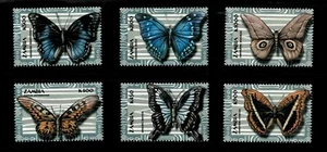 Zambia 2000 - Butterflies of Africa - Set of 6 Stamps - Scott 857-62 - MNH - Picture 1 of 1