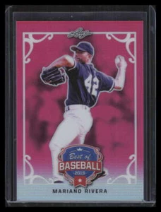2019 Leaf Best of Baseball Pink bbmr1 Mariano Rivera 2/20 - Picture 1 of 2