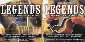 LEGENDS A COUNTRY ALBUM ( SUNDAY EXPRESS Newspaper Double Album ) - Bild 1 von 3