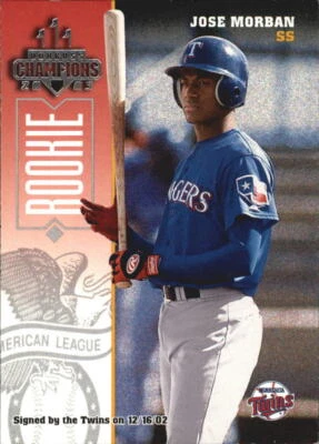 2003 Donruss Champions  #296 Jose Morban - NM-MT  - Image 1 of 2