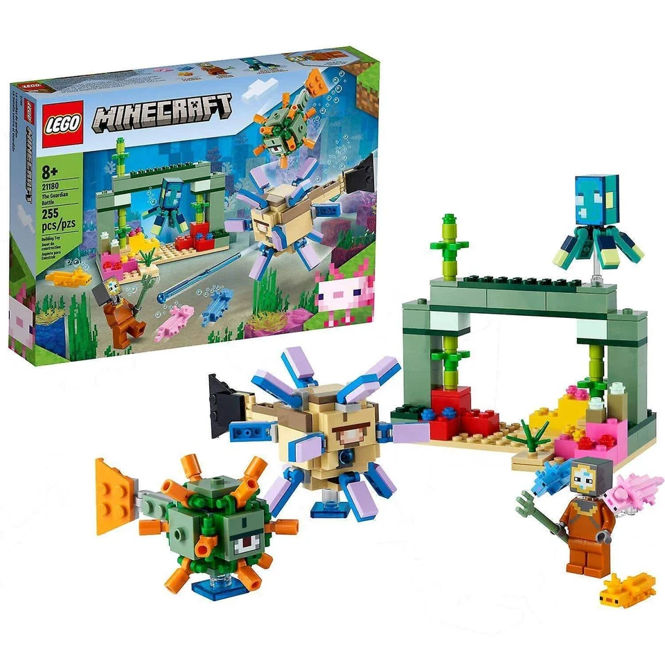 LEGO Minecraft The Guardian Battle 21180 Building Set (Retired Soon) - Image 1 of 1