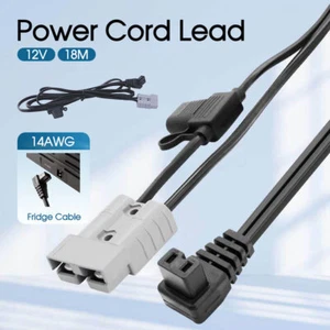 Power Cord Lead 12V Fridge Cable to Anderson Style Plug to Fit Waeco & Kings - Picture 1 of 14