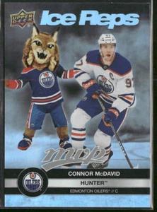 2023-24 Upper Deck MVP Connor McDavid / Hunter Ice Reps #IR-3 Edmonton Oilers - Picture 1 of 2