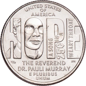 USA - 2024P - Washington ¼ $ - Rev. Dr. Pauli Murray - Direct from US Mint - Picture 1 of 2