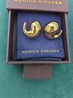Monica Vinader Nura Wrap Ohrringe 18k Gold Vermeil