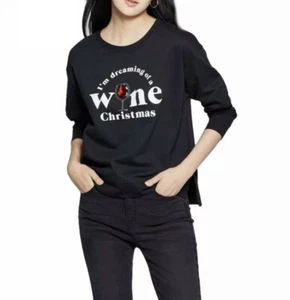 I’m Dreaming Of A Wine Navidad Quinto Sol Mujer Fea Vacaciones Sudadera XXL - Imagen 1 de 8