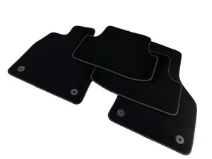 OEM Seat Floor Mats Velour Black Leon 5F 3 And 4 Original Carpet Fabric Cupra - Picture 1 of 13