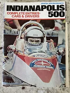 1979 Indianapolis 500 Indy Program AJ Foyt. Janet Guthrie - - Picture 1 of 18