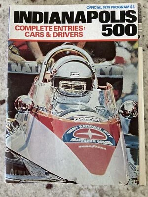 1979 Indianapolis 500 Indy Program  AJ Foyt.  Janet Guthrie - - Image 1 of 4