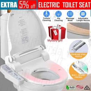 Bidet Electric Toilet Seat Cover Electronic Seats Paper Saving Auto Smart Wash - Picture 1 of 12