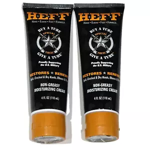 2 Pack HEEF Hand Elbow Foot Formula Restores Renews Moisturizing Cream 4oz - Picture 1 of 1