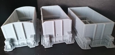 PHF MODELS Curved end GWR MR 7mm O gauge S7 dumb buffered 5 plank open internal strapping