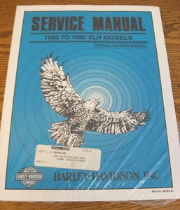 1986 1987 1988 1989 1990 Harley-Davidson XLH Sportster 1200 883 SERVICE MANUAL - Picture 1 of 2