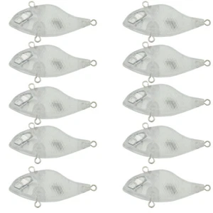 10PCS Unpainted fishing lure blank VIB bait 50MM 4G lure body E329 - Picture 1 of 6