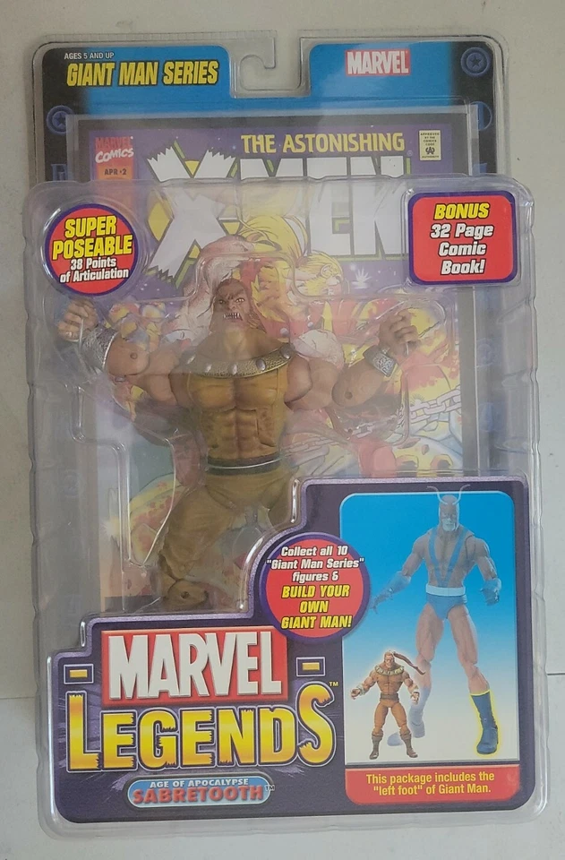 Toy Biz Marvel Legends Age Of Apocalypse Sabretooth Figure