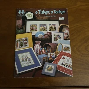 A Tisket A Tasket Kreuzstich Vanessa Ann Buch Blumen Tiere Kinderreime - Bild 1 von 2