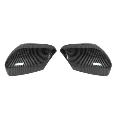 Par de cubiertas de espejo retrovisor lateral de fibra de carbono aptas para Volvo XC70 2008-2012 Foto 1 de 4