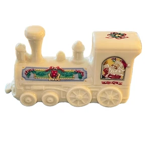 Tren locomotora motor Lenox Holiday Village 1992 nuevo en caja - Imagen 1 de 6