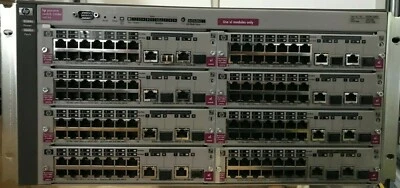 HP ProCurve Switch 5308xl (J4819A) // 8x J4907A, 2x alimentatore - Immagine 1 di 2