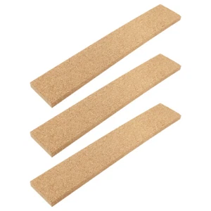 3 Pcs Decorative Wall Cork Bar Corkboard Bulletin Board Multi Cork Strips - Picture 1 of 12
