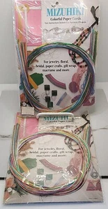 Niji Mizuhiki Kordel MZP603 Regenbogen Sortiment 32 Schnüre 36" Japan Neu in Verpackung versiegelt (2) - Bild 1 von 6