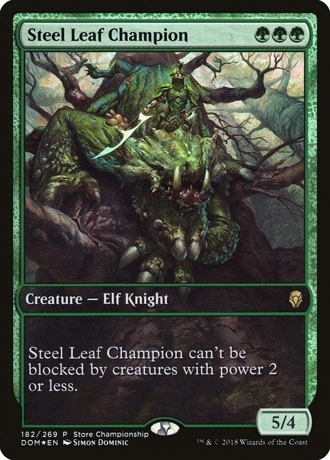 Steel Leaf Champion Dominaria Promos Near Mint Foil MTG - Image 1 of 1