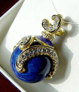 SALE! WUNDERSCHÖNER ANHÄNGER aus STERLINGSILBER 925 mit ECHTEM LAPIS - Bild 1 von 2