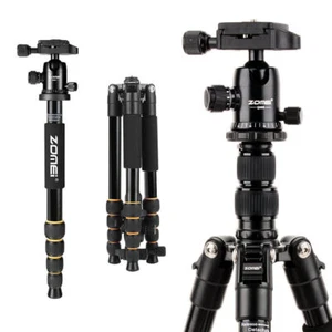 Zomei Q666 Portable Aluminum Tripod Lightweight Ball Head for Sony DSLR Cameras - Picture 1 of 8