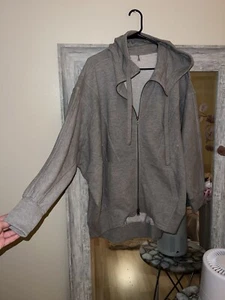 NWOT Free People FP Movement All Your Love Solid Hoodie Heather Gray Size: Small - Picture 1 of 11