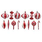 14x Christmas Decoration Peppermint Candy Cane Balls Pendant Cute Christmas Tree