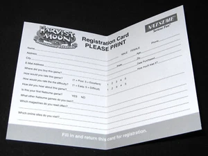 Harvest Moon Sunshine Islands - Registration Card Only (Nintendo DS) - Picture 1 of 2