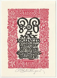 MAX KISLINGER: Danksagung zum 80. Geburtstag - Picture 1 of 1