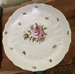Herend Hungría Ramo de Flores Cuenco para Servir 1082 10.5" De Colección Rosa BHR Firmado - Imagen 1 de 11