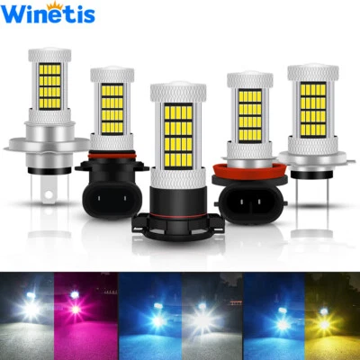 H11 9005 9140 9006 5202 H7 Bright 92SMD LED Fog Driving Light Bulbs DRL Replace - Image 1 of 4