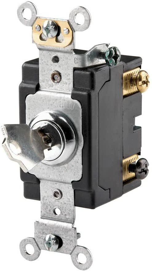 Interruptor de llave Leviton 1222-2KL NUEVO EN CAJA Foto 1 de 1