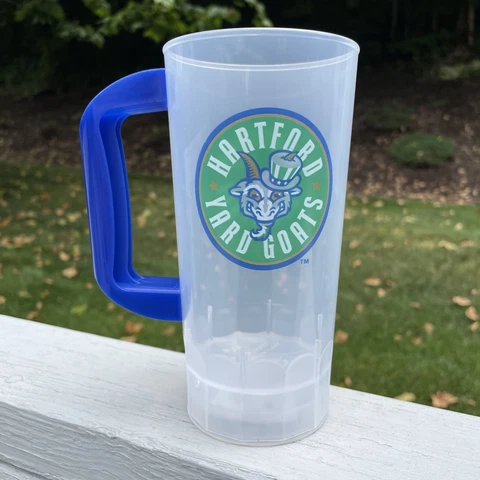HARTFORD YARD GOATS ROCKIES SOUVENIR LIGHT UP CUP MUG CUP 20oz PLASTIC WHIRLEY Cover