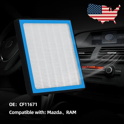 Filtro de aire de cabina para RAM 1500 2016-2021 y 2500/3500/4500/5500 2016-2020 CF11671 Foto 1 de 4