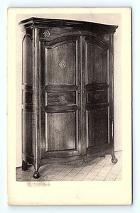 Postkarte Nussbaum kreolischer Schrank hergestellt in St. Louis Missouri Historical Society 1954 - Bild 1 von 3