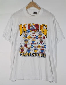T-shirt vintage Rangerettes King of the Mountain punto singolo 1996 anni 90 vintage - Foto 1 di 7