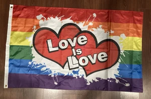 LGBTQ Pride Rainbow Flag 3' x 5' Outdoor Double Sided 3 Ply | Brand New / Sealed - Picture 1 of 1