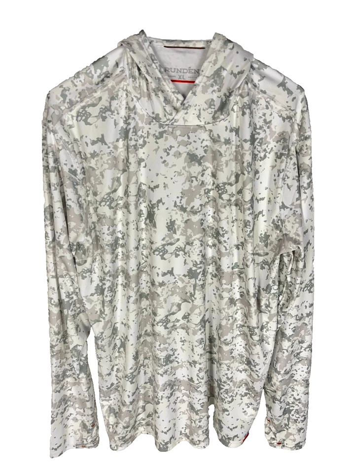 Grundens Long Sleeve Performance Fishing Hoodie Pullover Mens Size XL NEW - Image 1 of 4